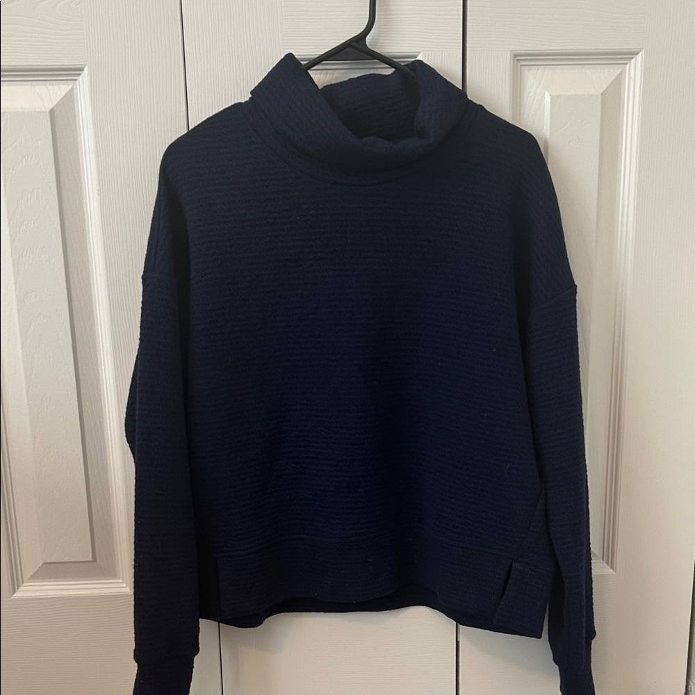 Calia by Carrie Underwood Turtleneck Sweatshirt Navy